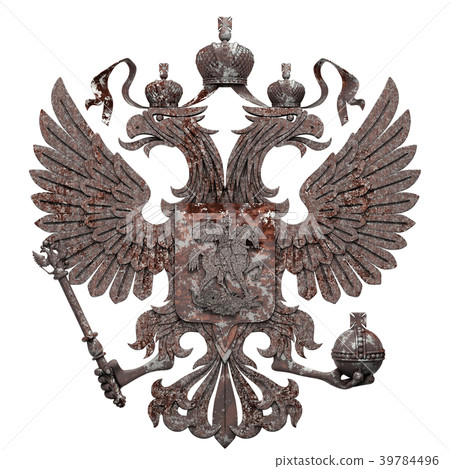 Rusty Coat of arms of Russia 39784496