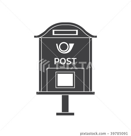Mail Letter Box Outline Icon Mail Letter Box Outline Icon 39785091