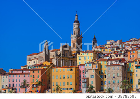 Town Menton in France Town Menton in France 39785595