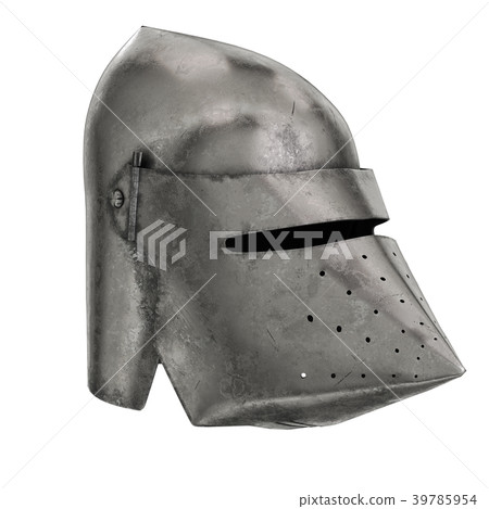 Medieval Knight Bascinet Helmet 39785954