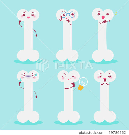 cartoon bone with different emotion cartoon bone with different emotion 39786262