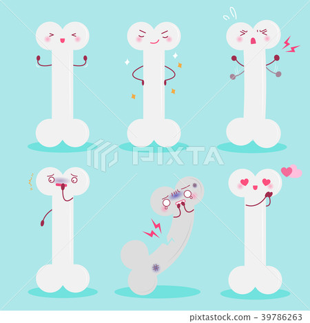 cartoon bone with different emotion cartoon bone with different emotion 39786263