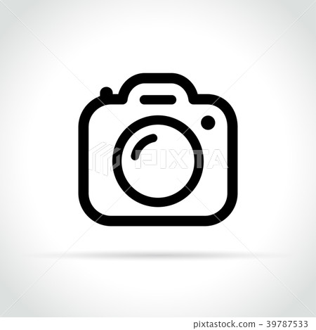 camera icon on white background 39787533