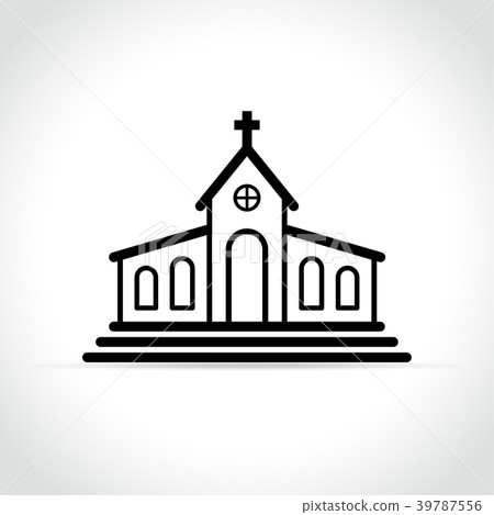 church icon on white background 39787556