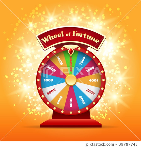 Spinning wheel of luck 39787743