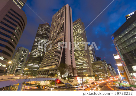東京夜景，新宿摩天大樓 39788232