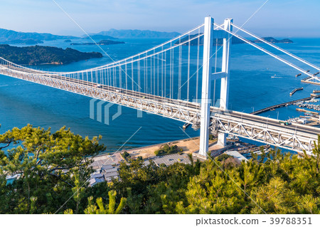 位於瀨戶大橋和Washuzan的“岡山縣” 39788351