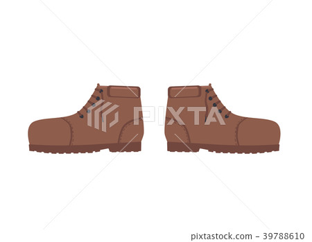 Pair of Hiking boots. Vector illustration isolated 39788610