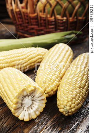 corn on sackcloth 39789213