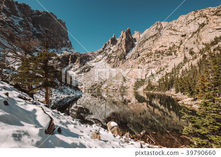 Emerald Lake, Rocky Mountains, Colorado, USA. Emerald Lake, Rocky Mountains, Colorado, USA. 39790660