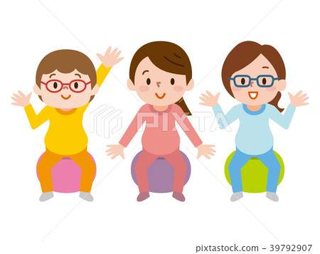 Baby yoga balance ball Baby yoga balance ball 39792907