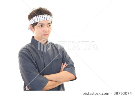 A smiling chef A smiling chef 39793074