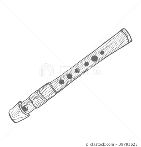 Svirel in Hand-Drawn Style 39793625