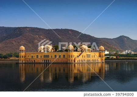 Jal Mahal, The water palace in Jaipur, India. Jal Mahal, The water palace in Jaipur, India. 39794800