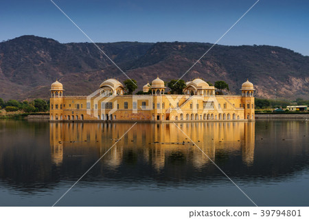 Jal Mahal, The water palace in Jaipur, India. Jal Mahal, The water palace in Jaipur, India. 39794801