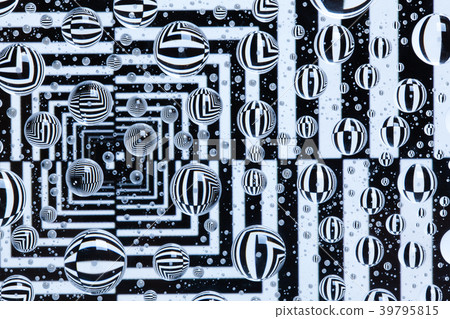 The abstract background with drops The abstract background with drops 39795815