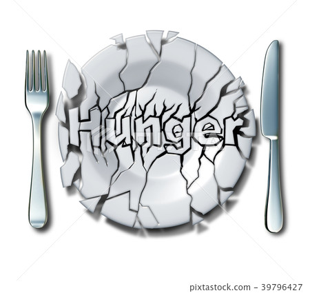Hunger Concept - Stock Illustration [39796427] - PIXTA