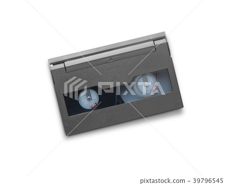 mini DV cassette isolated on white background 39796545