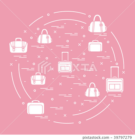 different bag and suitcases for travel arranged in different bag and suitcases for travel arranged in 39797279