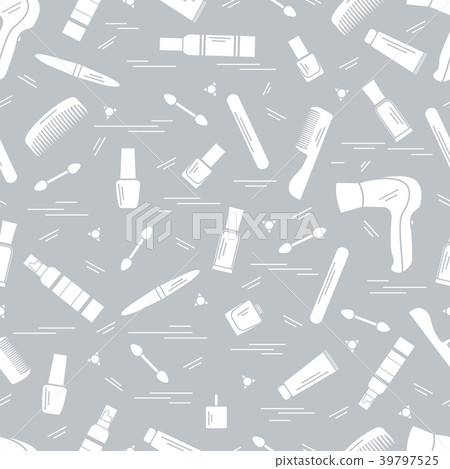 Cute pattern of various accessories of decorative 39797525