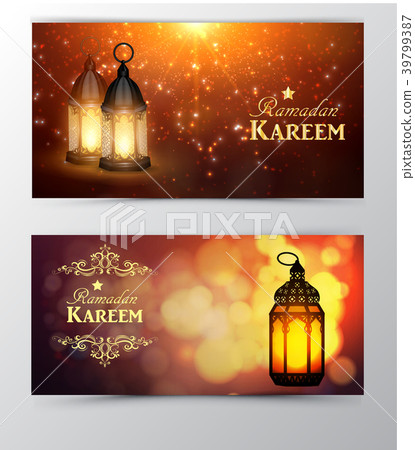 Ramadan Kareem, greeting background 39799387