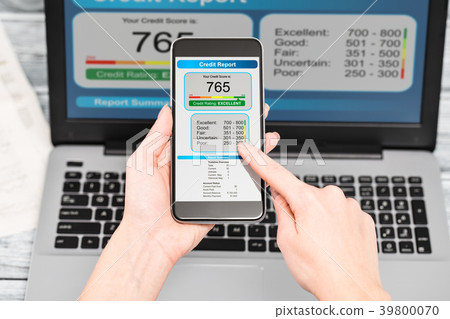 report credit score banking borrowing application 39800070