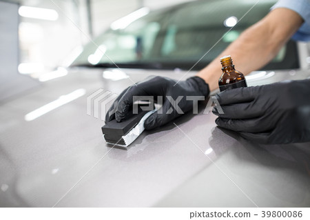 Car detailing concept. Auto cleaning and polish. 39800086