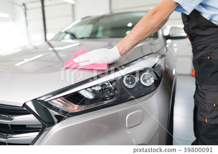Car detailing concept. Auto cleaning and polish. Car detailing concept. Auto cleaning and polish. 39800091