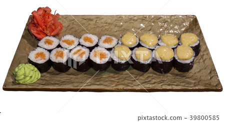 set of sushi rolls Hosomaki set of sushi rolls Hosomaki 39800585