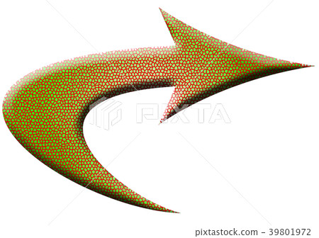 Right arrow pattern stained glass Right arrow pattern stained glass 39801972