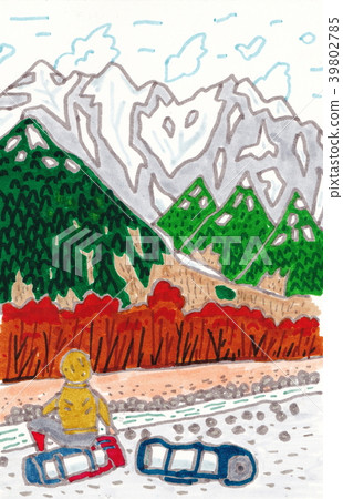 Road to Serizawa: The banks of the Serikawa 39802785