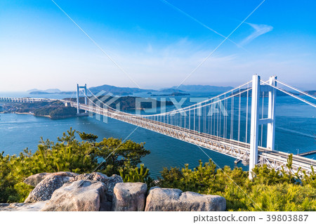 << Okayama Prefecture >> At Seto Ohashi Bridge and Mt. 39803887