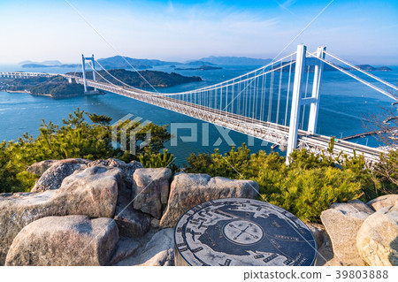 << Okayama Prefecture >> At Seto Ohashi Bridge and Mt. 39803888
