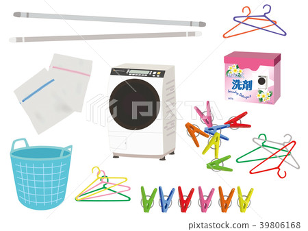 洗衣相關的插圖集 39806168