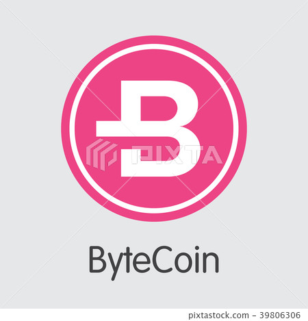 Bytecoin - Crypto Currency Pictogram. Bytecoin - Crypto Currency Pictogram. 39806306