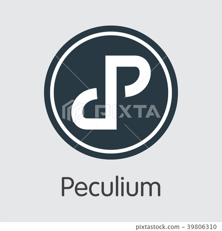 Peculium Cryptographic Currency - Vector Sign Icon Peculium Cryptographic Currency - Vector Sign Icon 39806310