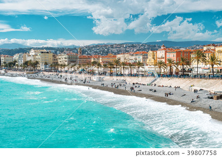 Nice city Promenade Anglais French riviera  39807758