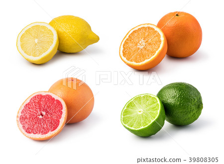 citrus fruit set citrus fruit set 39808305