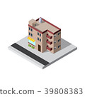 Apartment isometric icon 3D vector 39808383