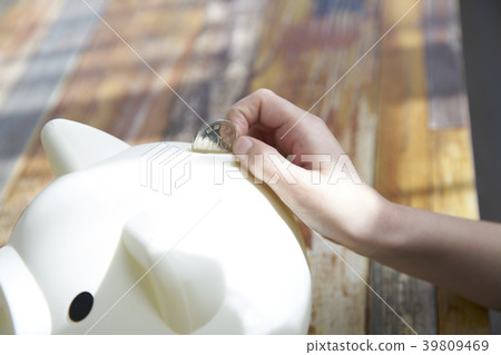 Saving Children Piggy Bank Saving Children Piggy Bank 39809469