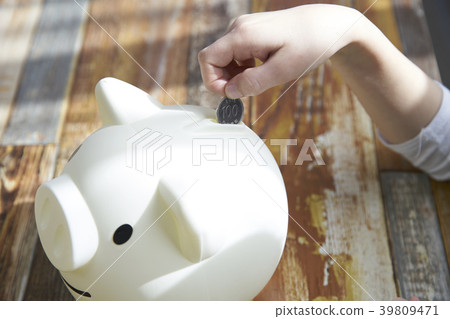 Saving Children Piggy Bank Saving Children Piggy Bank 39809471