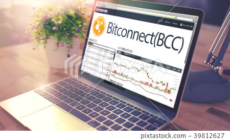 BITCONNECT on the Laptop Screen. Cryptocurrency BITCONNECT on the Laptop Screen. Cryptocurrency 39812627