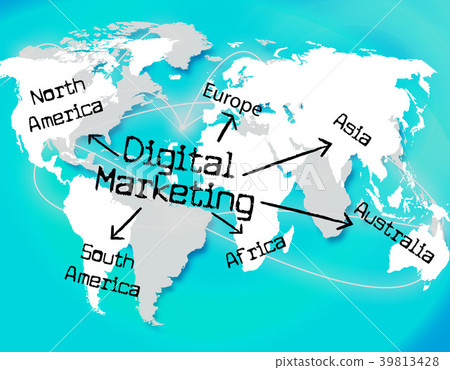 Digital Marketing Indicates Tech Technology 39813428