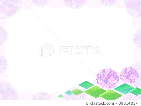 Hydrangea (pink) frame 39814817
