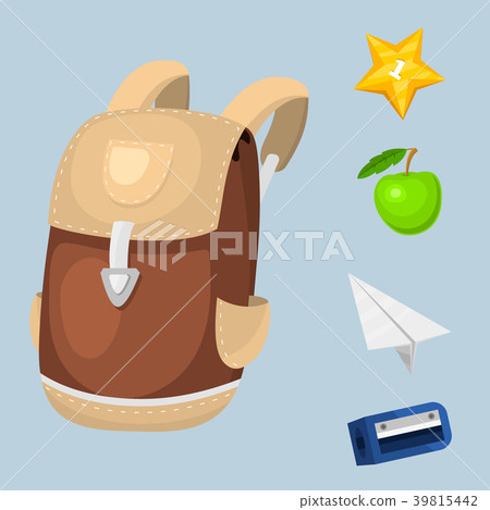 School supplies stationery educational backpack 39815442