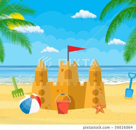 Summer Vacation. Sand Castle, 39816864