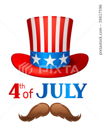 Independence Day patriotic illustration. American Independence Day patriotic illustration. American 39817596
