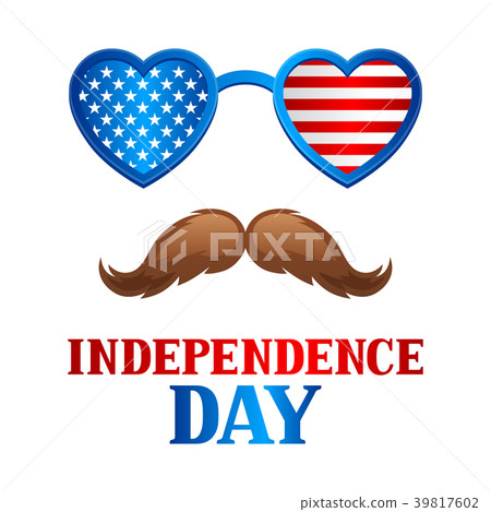 Independence Day patriotic illustration. American Independence Day patriotic illustration. American 39817602