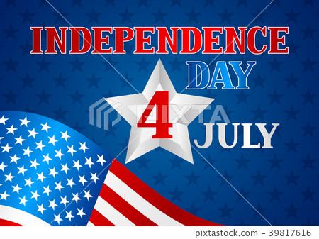 Fourth of July Independence Day greeting card Fourth of July Independence Day greeting card 39817616
