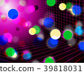 Pink Bubbles Background Shows Circles Grid  39818031